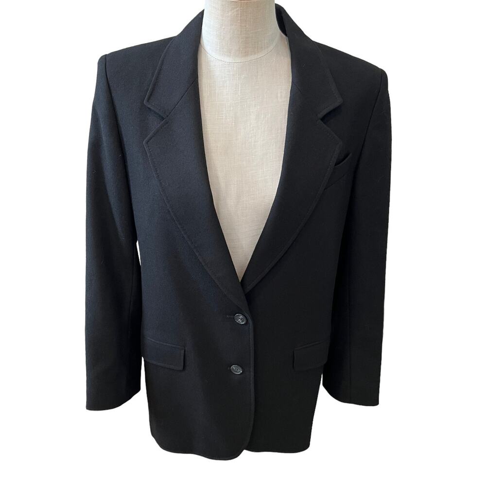 Vintage Giorgio Sant Angelo Oversized Boyfriend Blazer Black